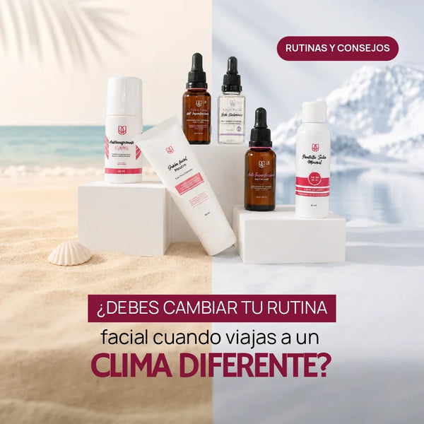 ¿Debes cambiar tu rutina facial cuando viajas a un clima diferente?