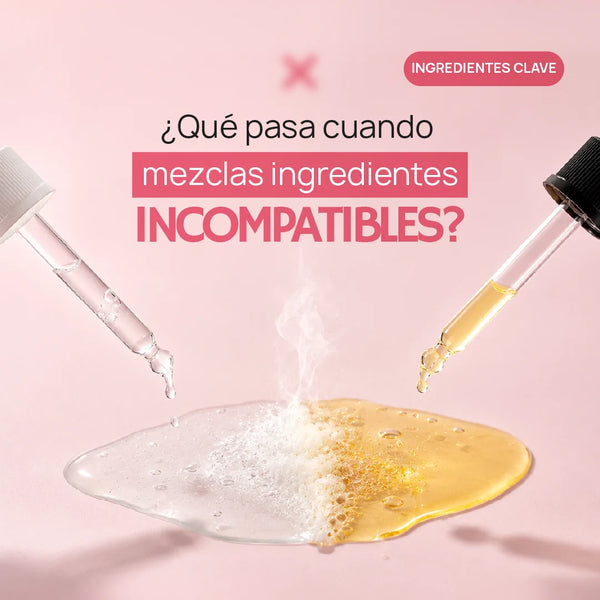 ¿Qué pasa cuando mezclas ingredientes incompatibles? La importancia de usar correctamente el Tónico Anti Imperfecciones con Retinol.