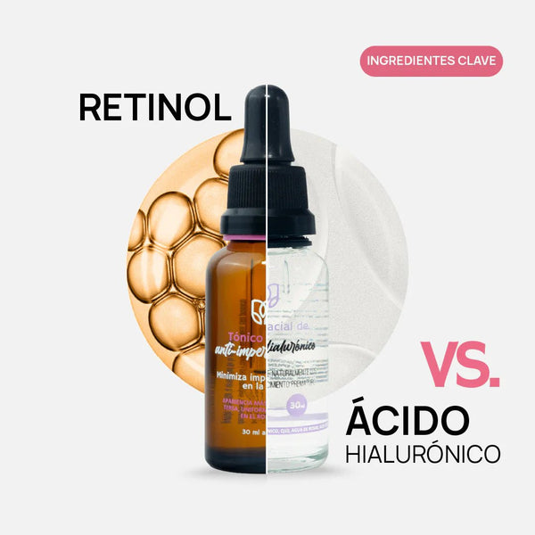 Retinol vs Ácido Hialurónico: diferencias, beneficios y cómo usarlos correctamente en tu rutina de cuidado facial
